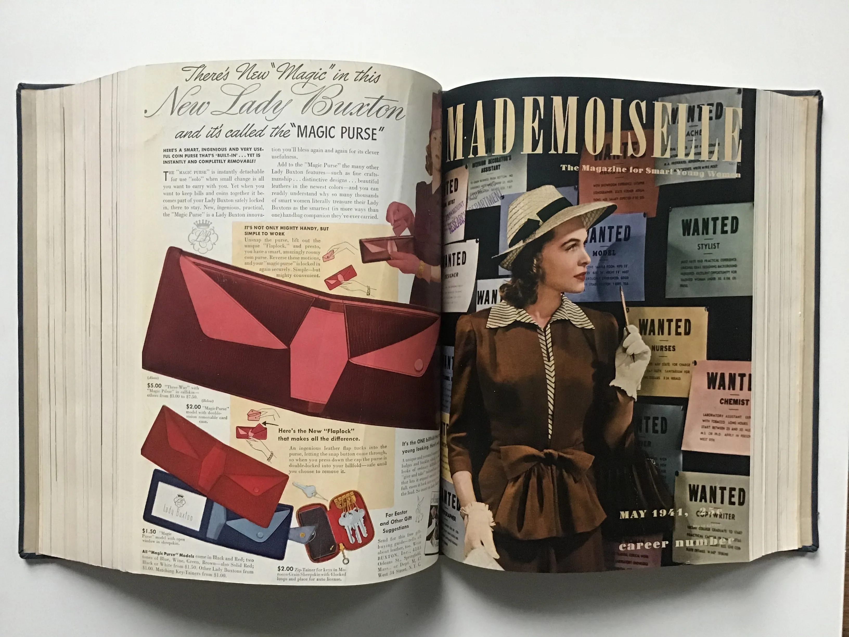 Mademoiselle magazine January February March April May June 1941