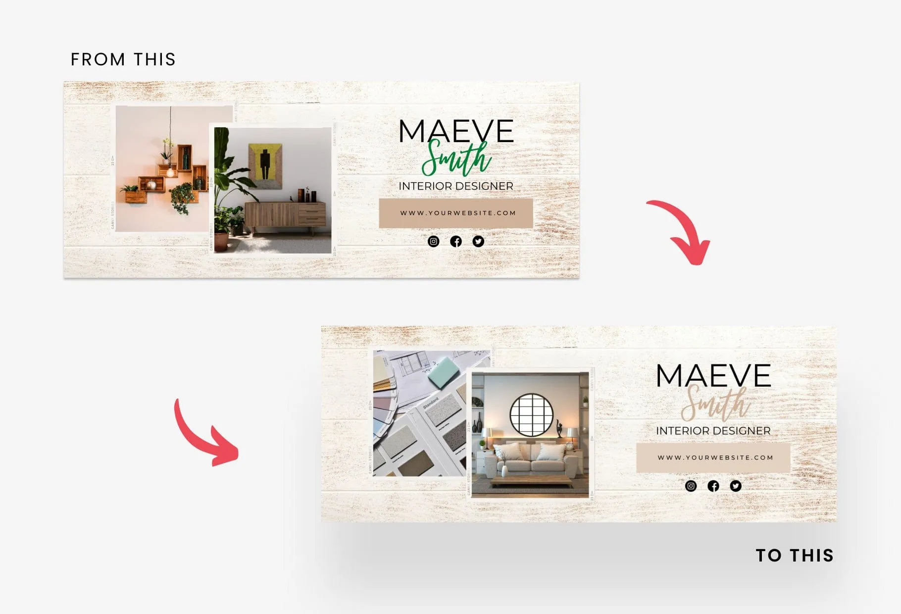 Maeve Facebook Cover Canva Template