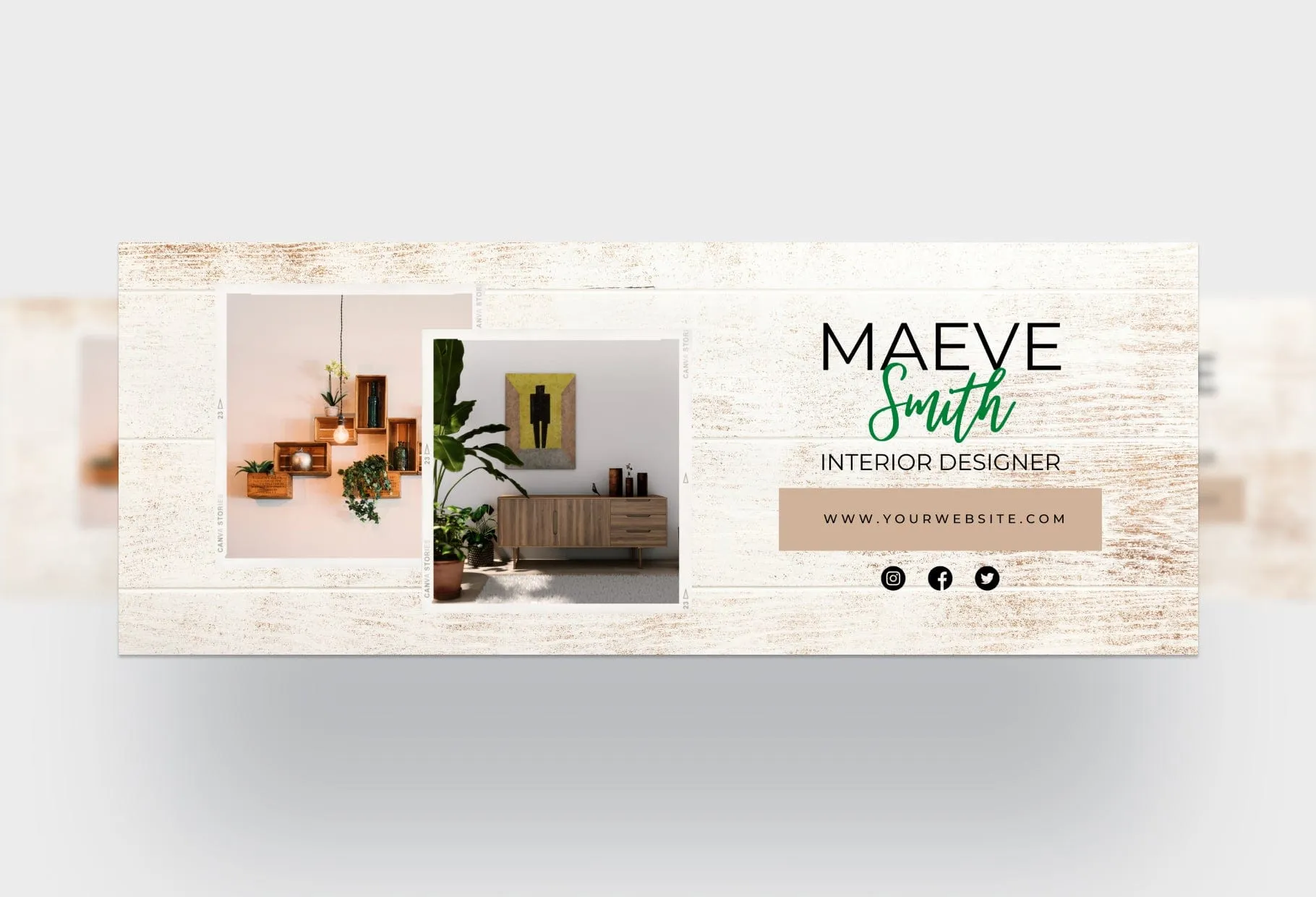 Maeve Facebook Cover Canva Template