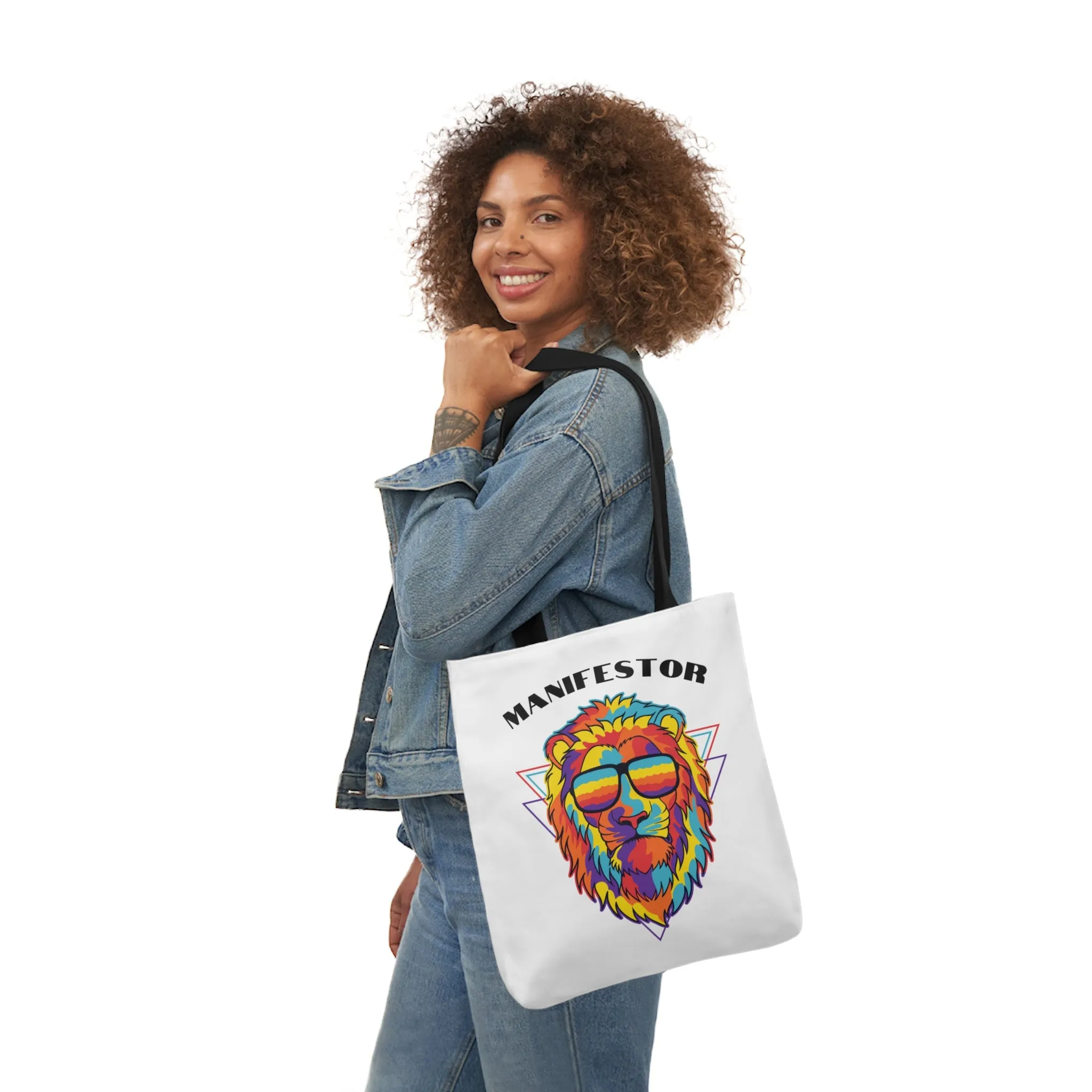 Manifestor Lion Head Canvas Tote Bag