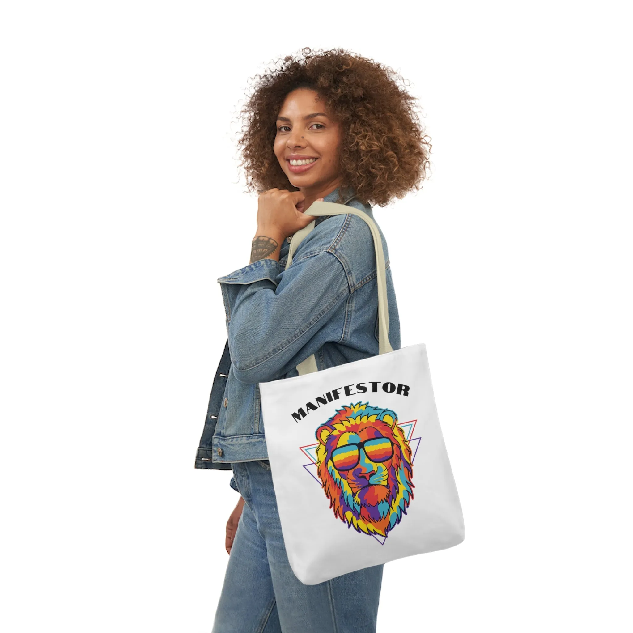 Manifestor Lion Head Canvas Tote Bag