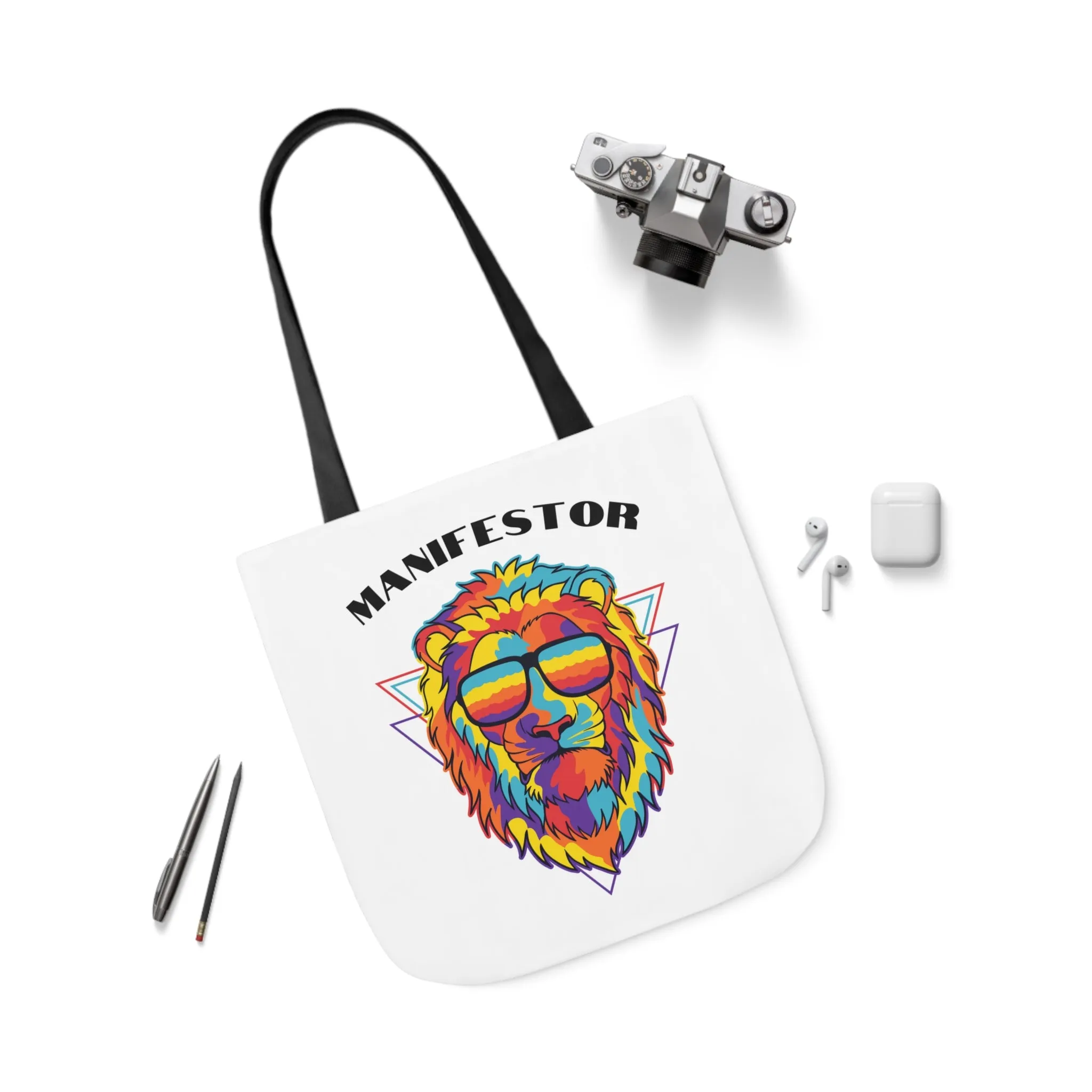 Manifestor Lion Head Canvas Tote Bag