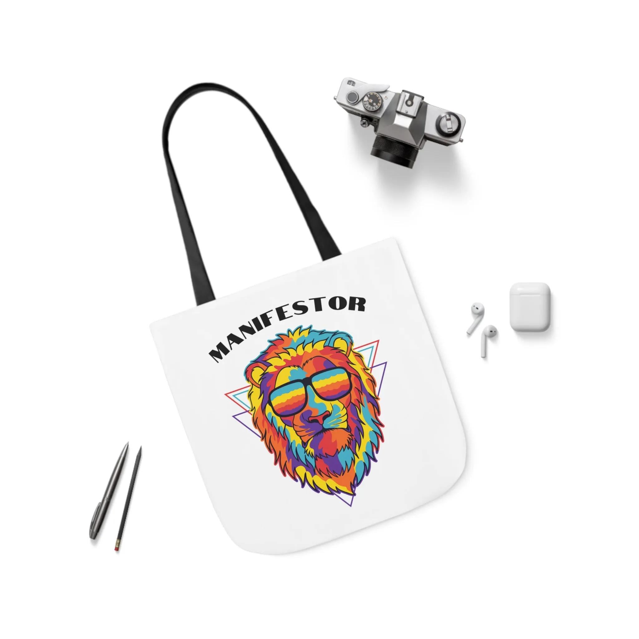 Manifestor Lion Head Canvas Tote Bag