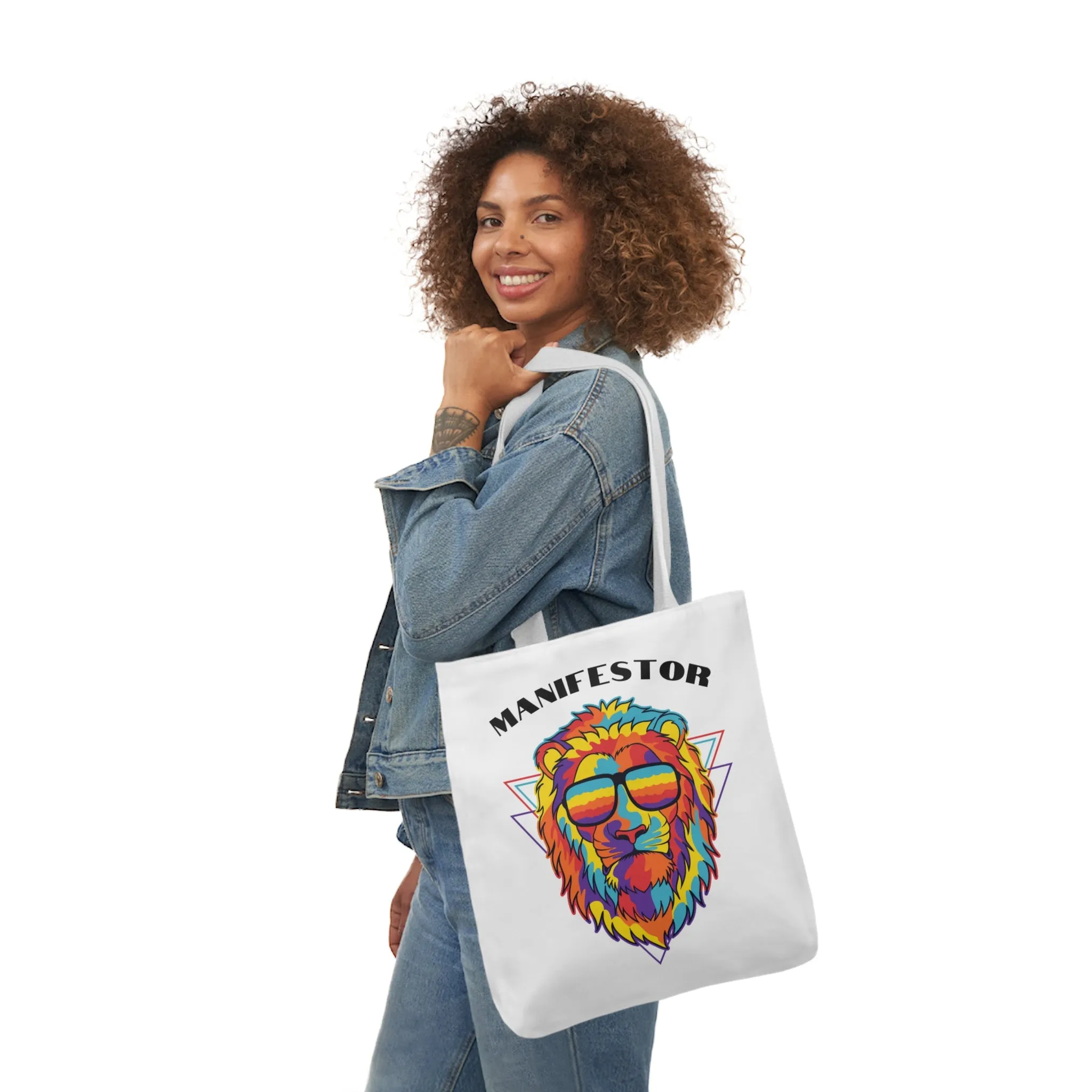 Manifestor Lion Head Canvas Tote Bag