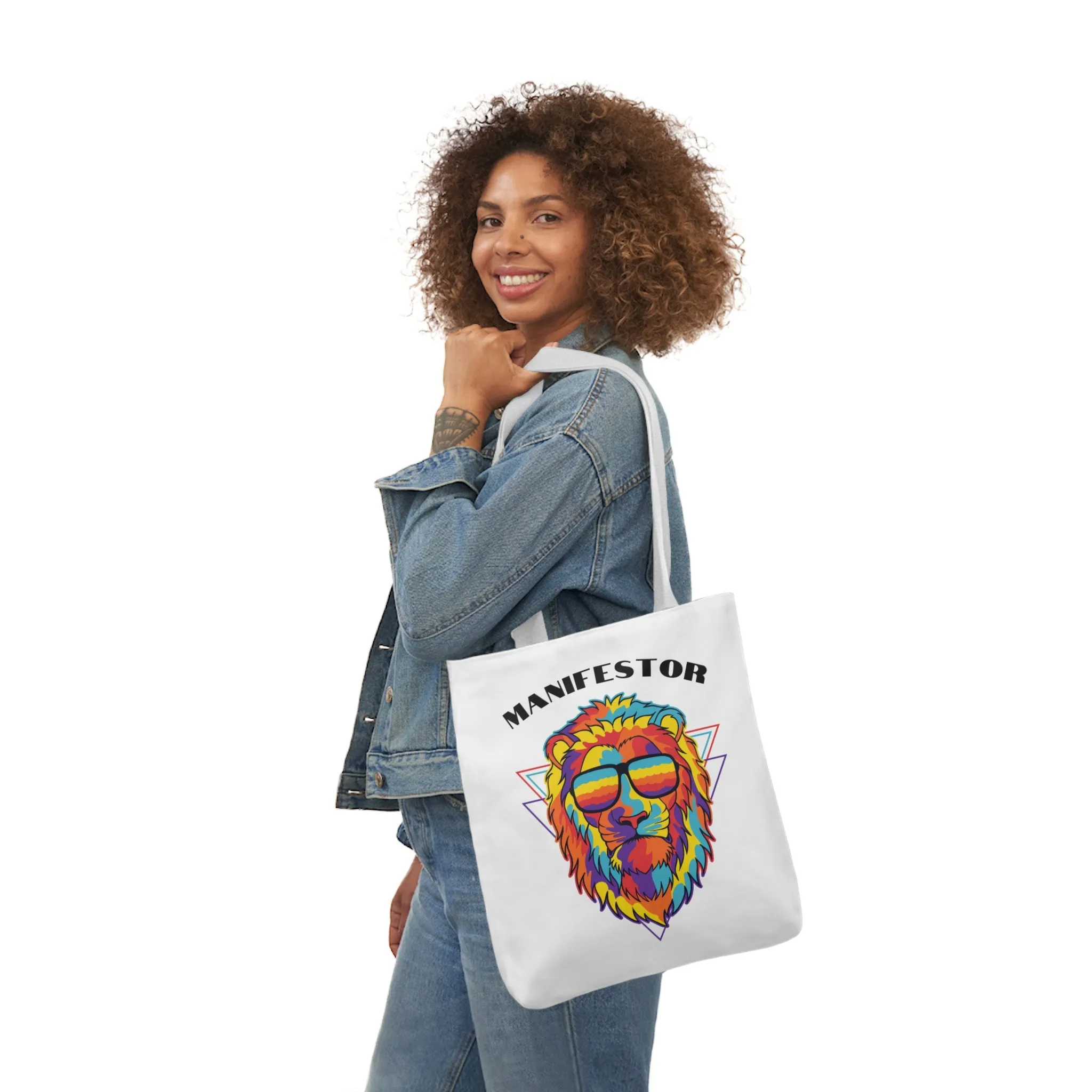 Manifestor Lion Head Canvas Tote Bag