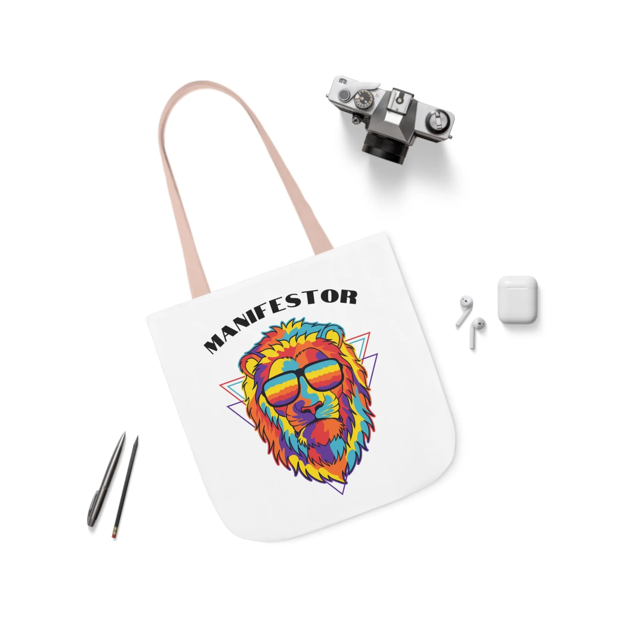 Manifestor Lion Head Canvas Tote Bag