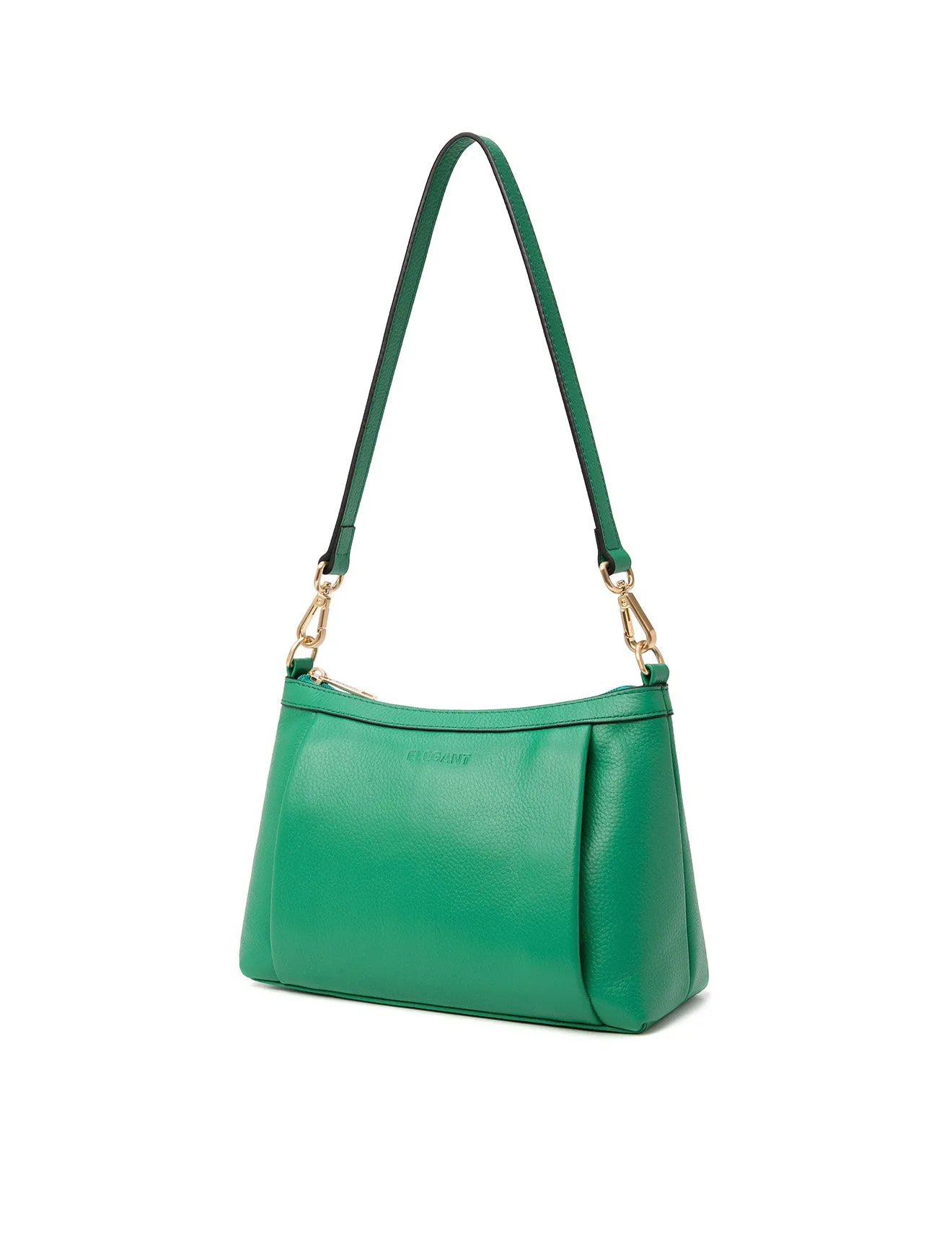 MARCIA LEATHER XBODY BAG- E1-0830-GRN-SALE