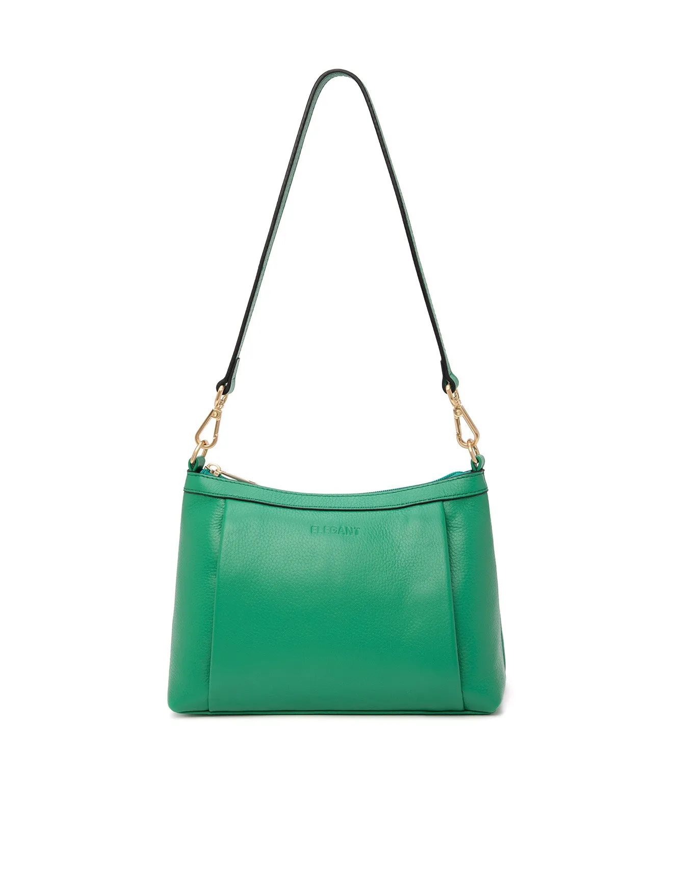 MARCIA LEATHER XBODY BAG- E1-0830-GRN-SALE