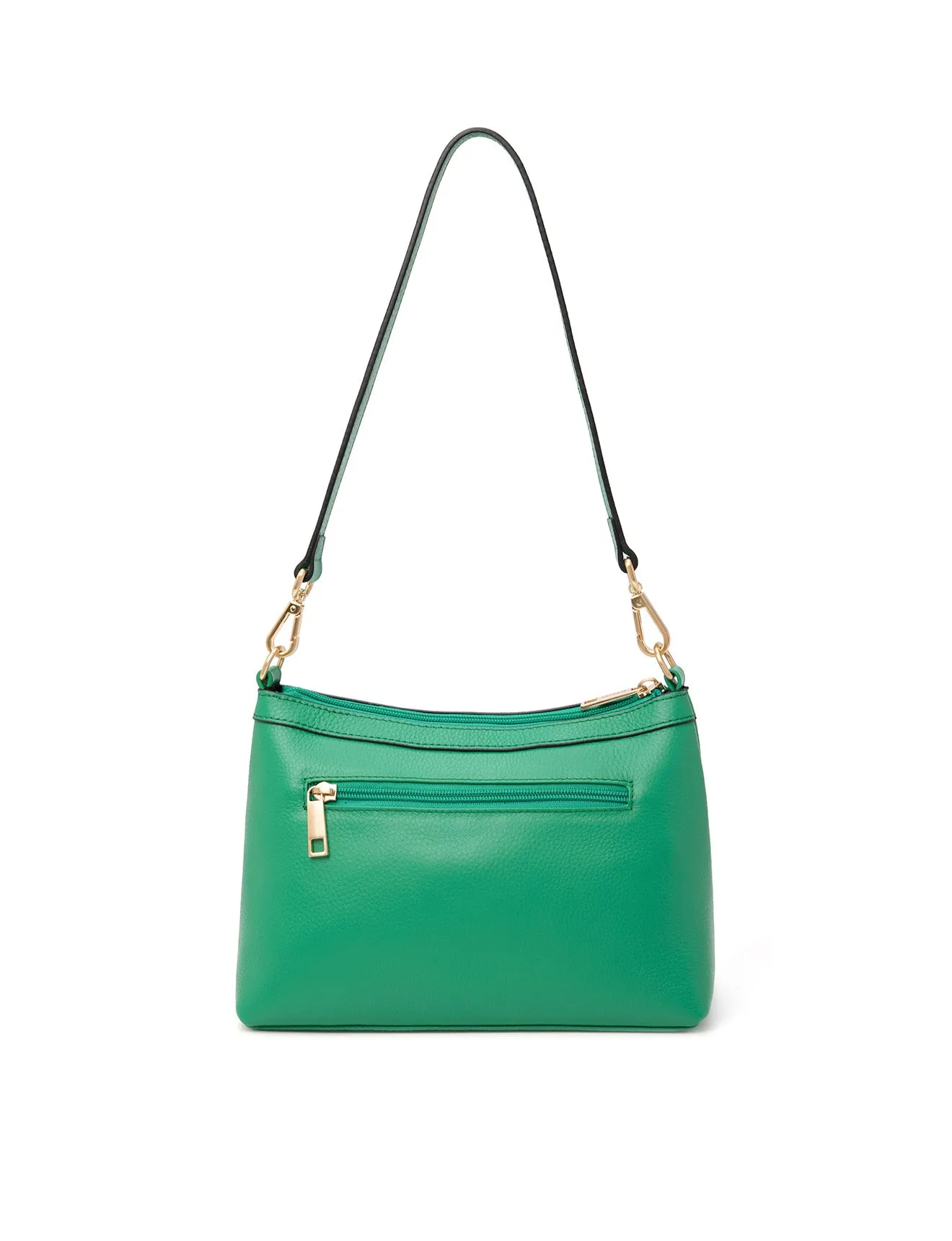 MARCIA LEATHER XBODY BAG- E1-0830-GRN-SALE