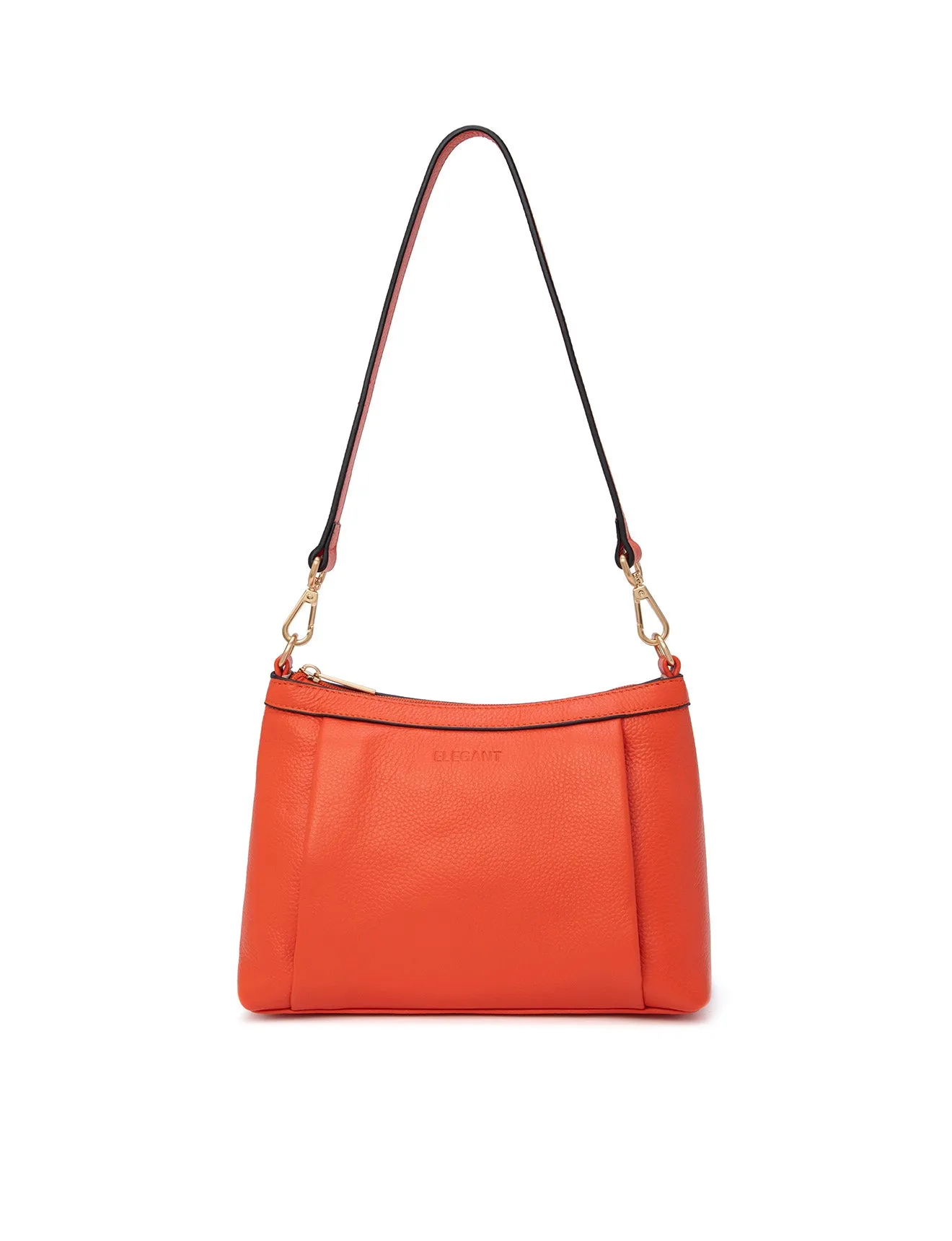 MARCIA LEATHER XBODY BAG-E1-0830-TANGERINE-SALE