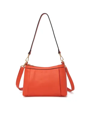 MARCIA LEATHER XBODY BAG-E1-0830-TANGERINE-SALE