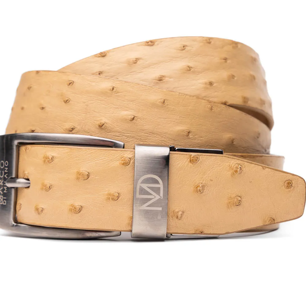 Marco Di Milano EST 102 Ostrich Belt in Orix