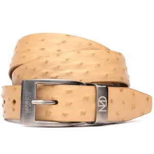 Marco Di Milano EST 102 Ostrich Belt in Orix