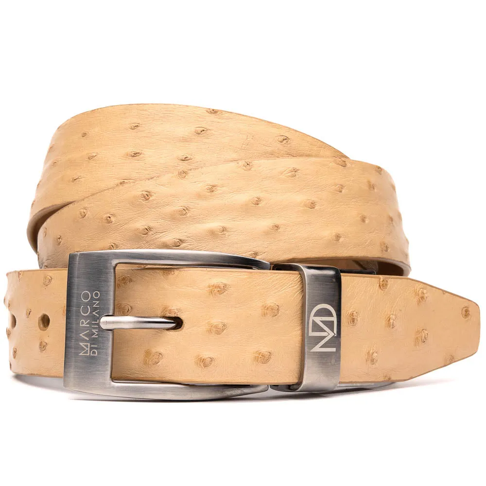 Marco Di Milano EST 102 Ostrich Belt in Orix