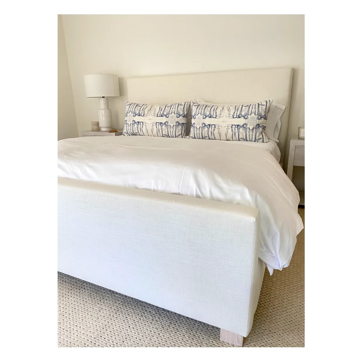 Me   You Indigo Pillow