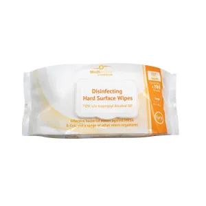 MediWipes Disinfecting Alcohol Based Hard Surface Wipes | Large | Pack of 200