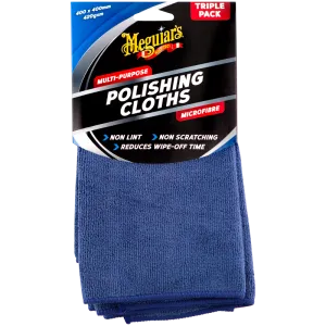 Meguiar's Microfibre Polishing Cloths (Triple Pack)