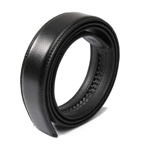 Men Second Floor Cowhide Black Brown Business Leather Belt