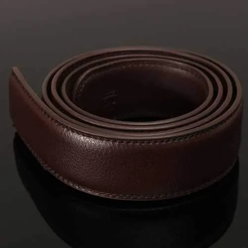 Men Second Floor Cowhide Black Brown Business Leather Belt