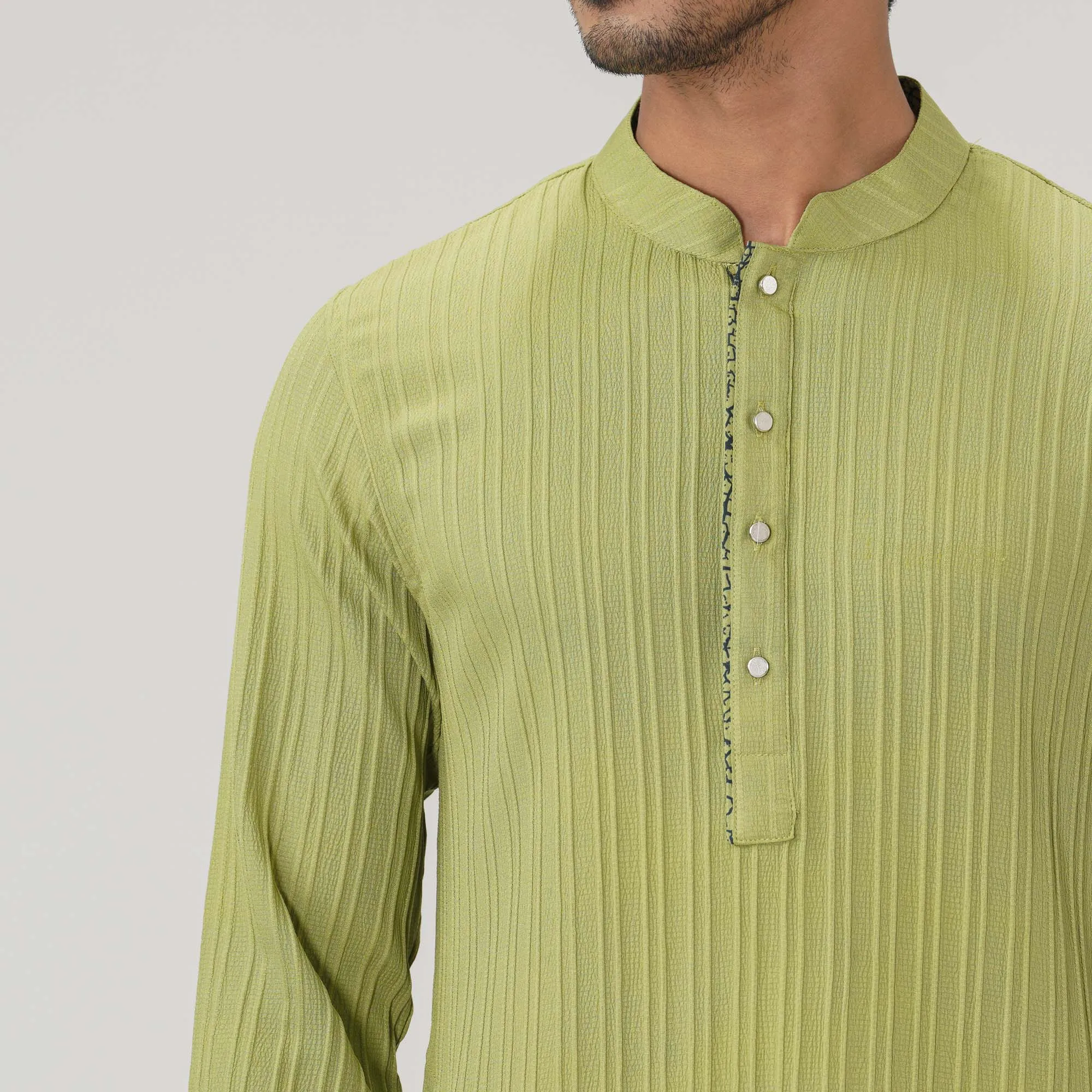 Mens Green Basic Panjabi