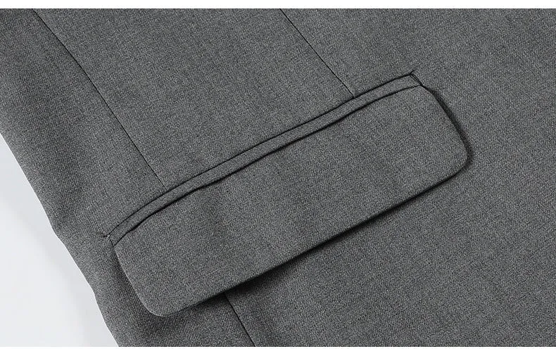 Men's Slim Fit Business Suit | Professional 2-Piece Set