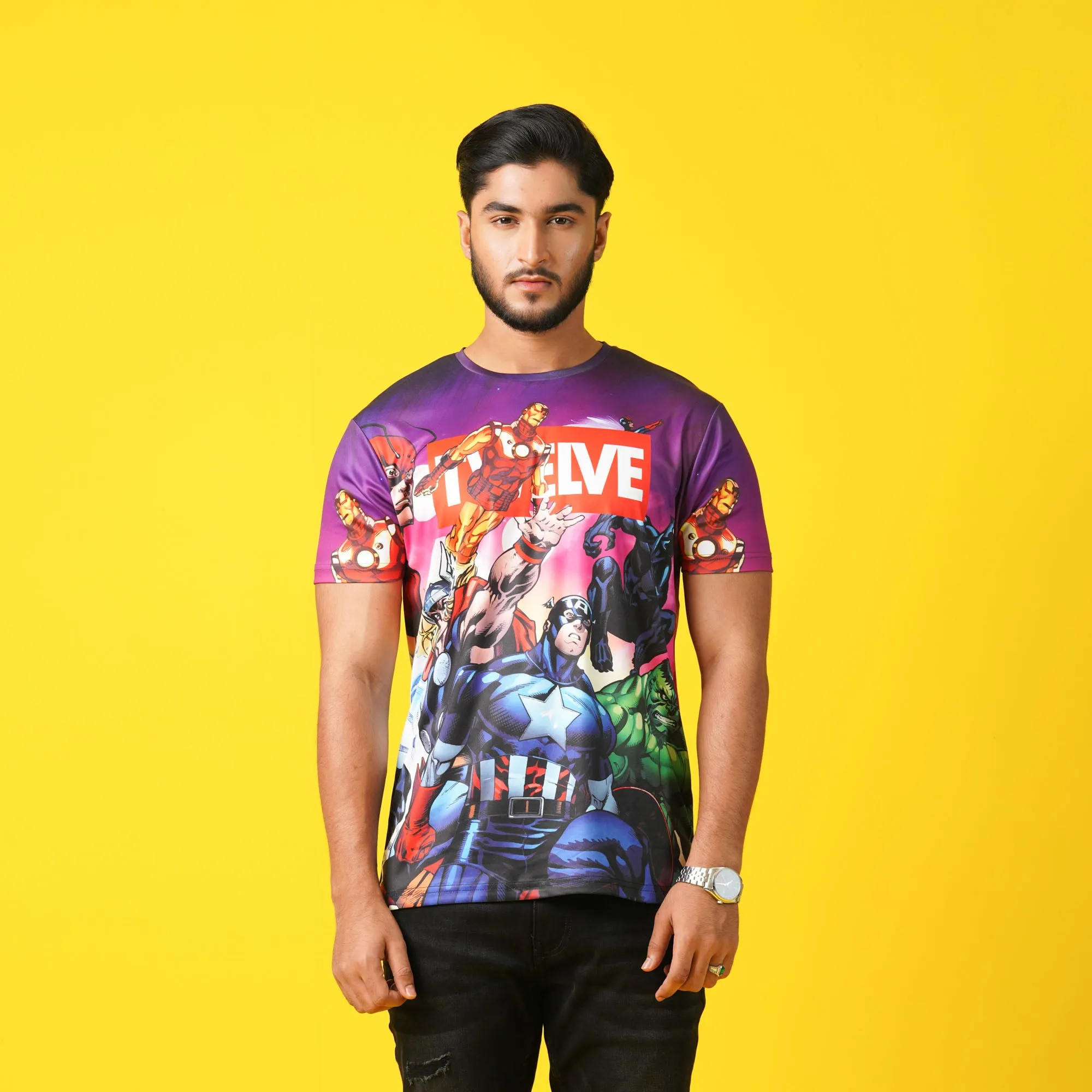 Mens Violet T-Shirt