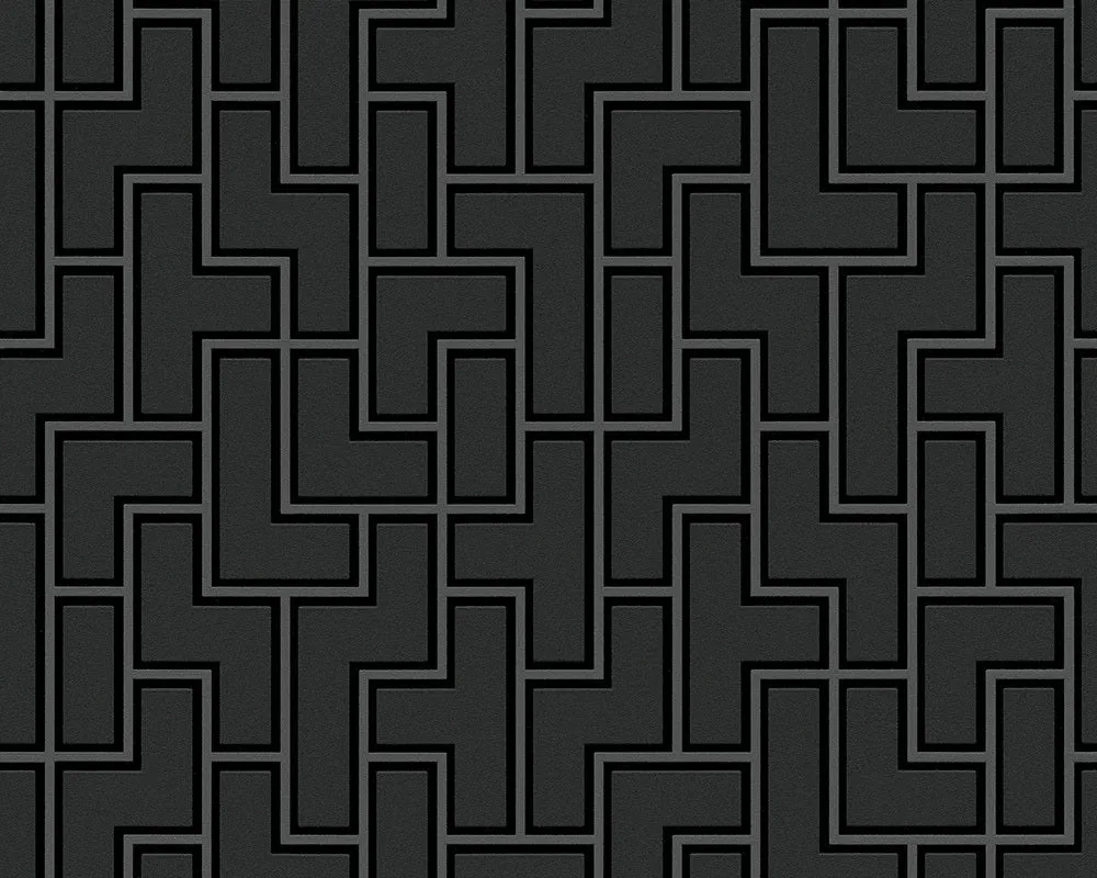 Metallic Black Black & White 3 939371 Wallpaper