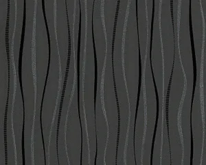 Metallic Black Black & White 3 958792 Wallpaper