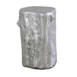 Metallic Resin Log Stool