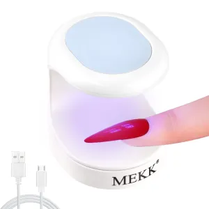 Mini UV LED Nail Lamp MEKK Nail Lamp Mini UV Light for Nails Mini UV Nail Light for Gel Nails 16W UV Light for Nails Nail Dryer Professional Nail Lamp for Nail Art Tools Portable Manicure Kit