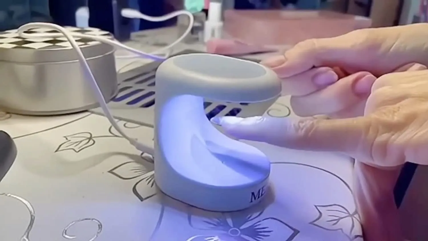 Mini UV LED Nail Lamp MEKK Nail Lamp Mini UV Light for Nails Mini UV Nail Light for Gel Nails 16W UV Light for Nails Nail Dryer Professional Nail Lamp for Nail Art Tools Portable Manicure Kit