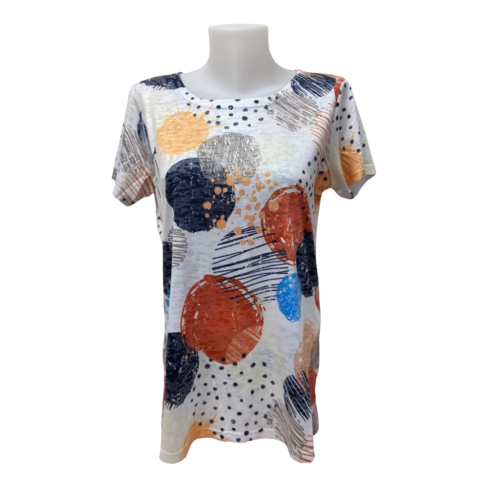 Moffi Top Circles of Color
