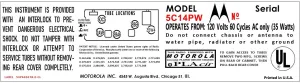 MOTOROLA-5C14PW