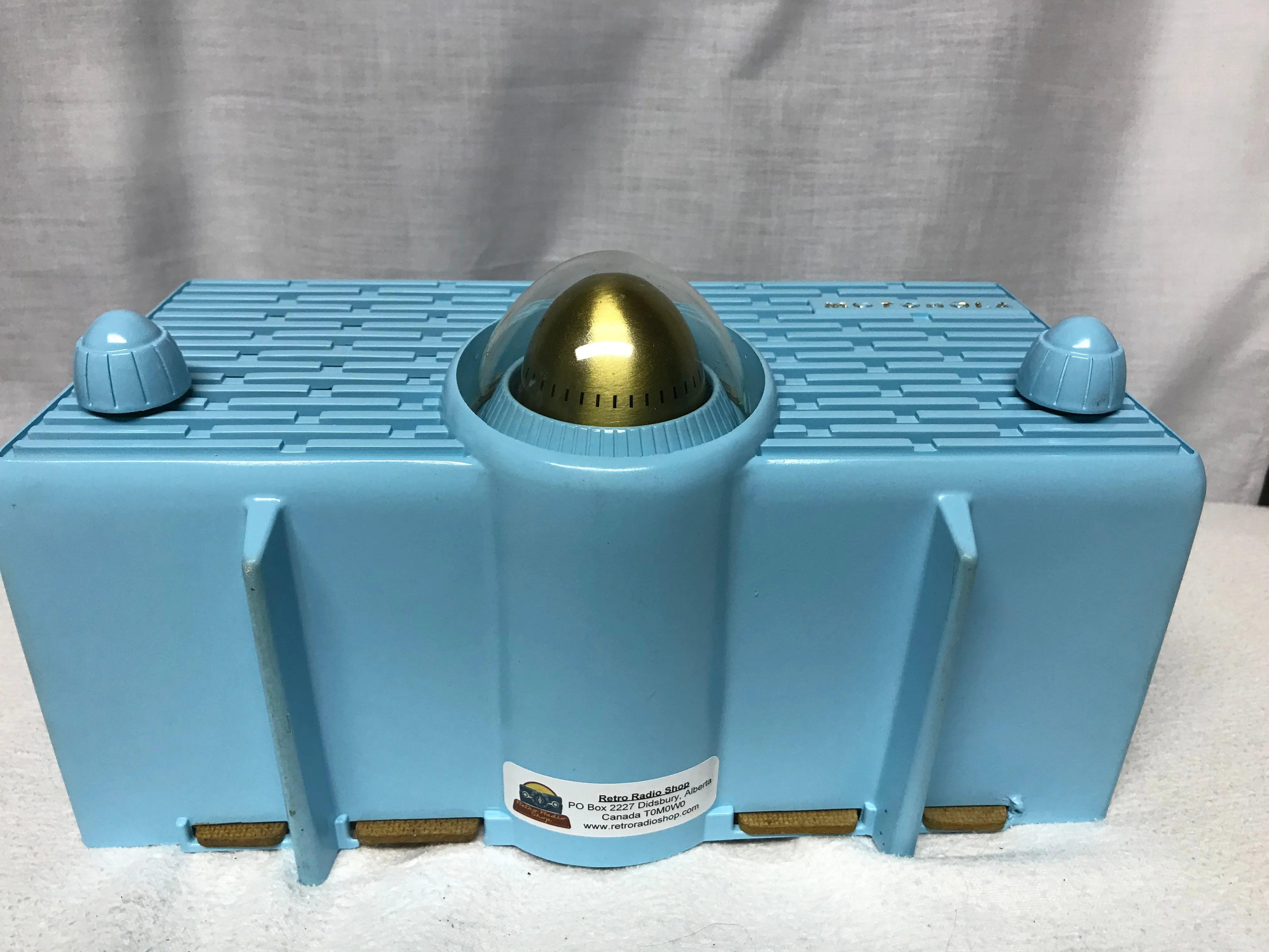 Motorola MK-56H“Torpedo”  Tube Radio With Bluetooth input.