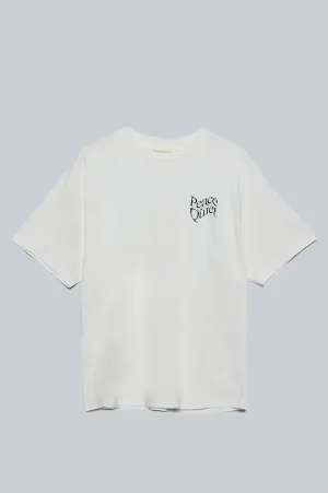 MUSEUM OF PEACE AND QUIET WARPED SHIRT WHITE