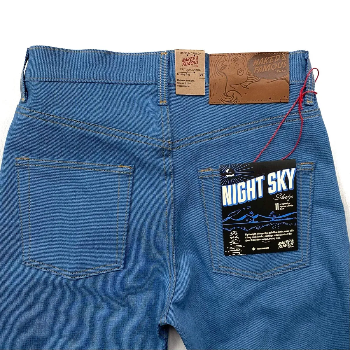 Naked & Famous Denim Night Sky Selvedge - Strong Guy Jeans