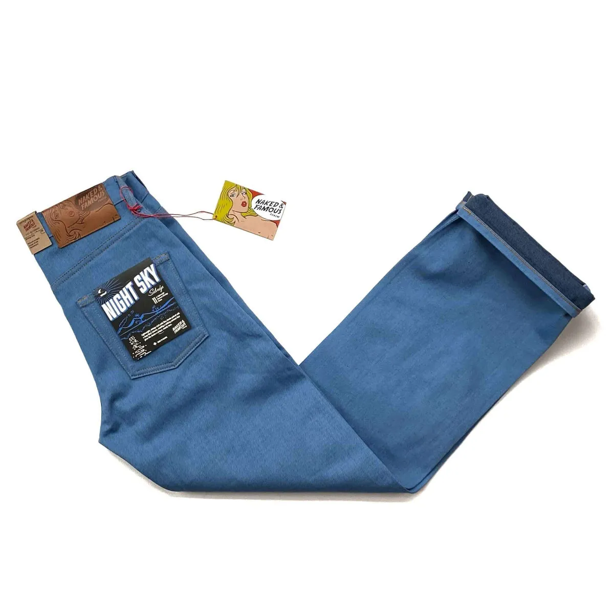 Naked & Famous Denim Night Sky Selvedge - Strong Guy Jeans