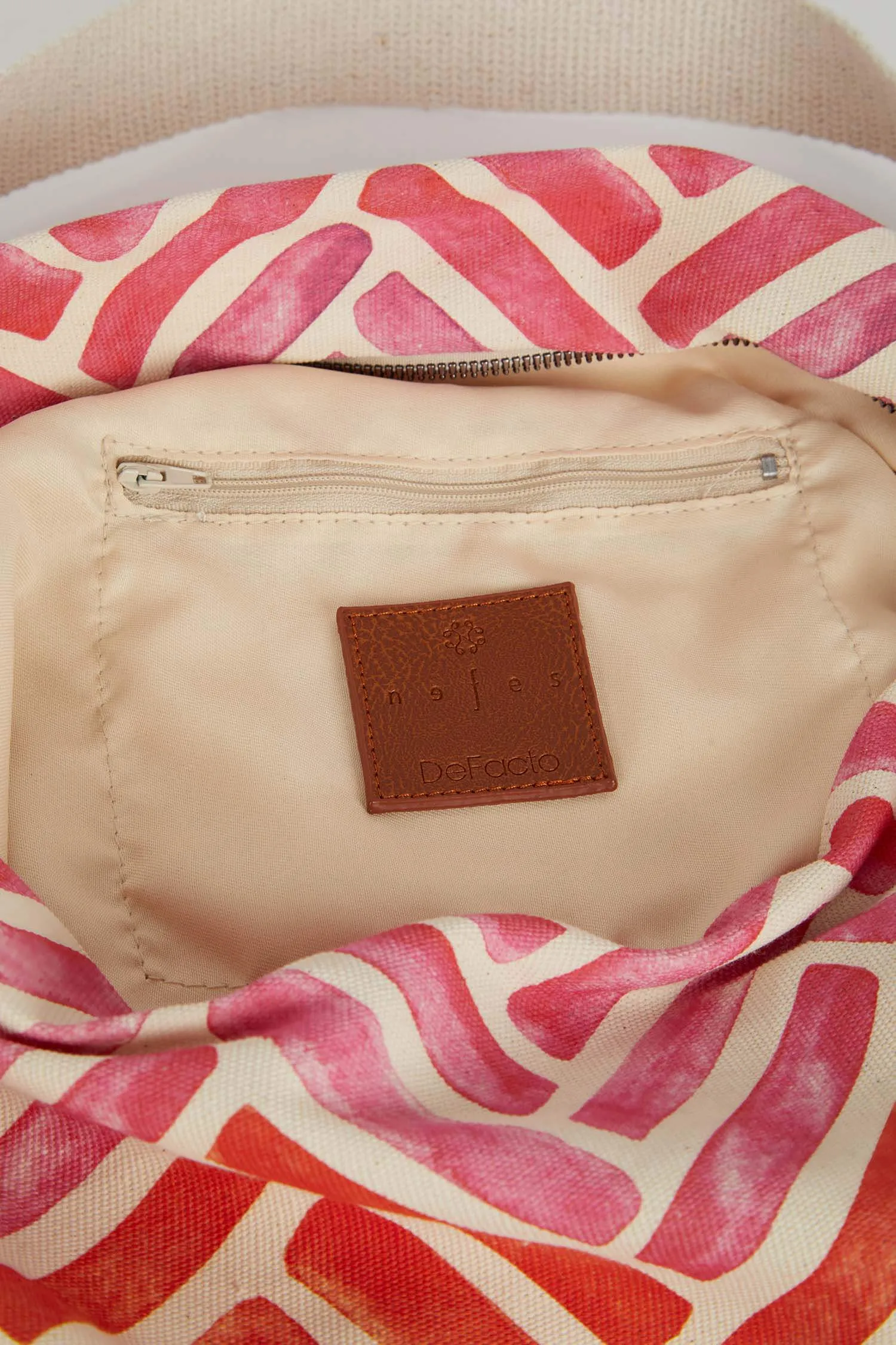 Nefes Istanbul X Defacto Patterned Handbag