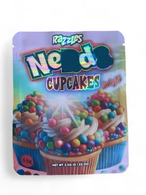 Nerrdz Cupcake Mylar Bag 3.5 Grams