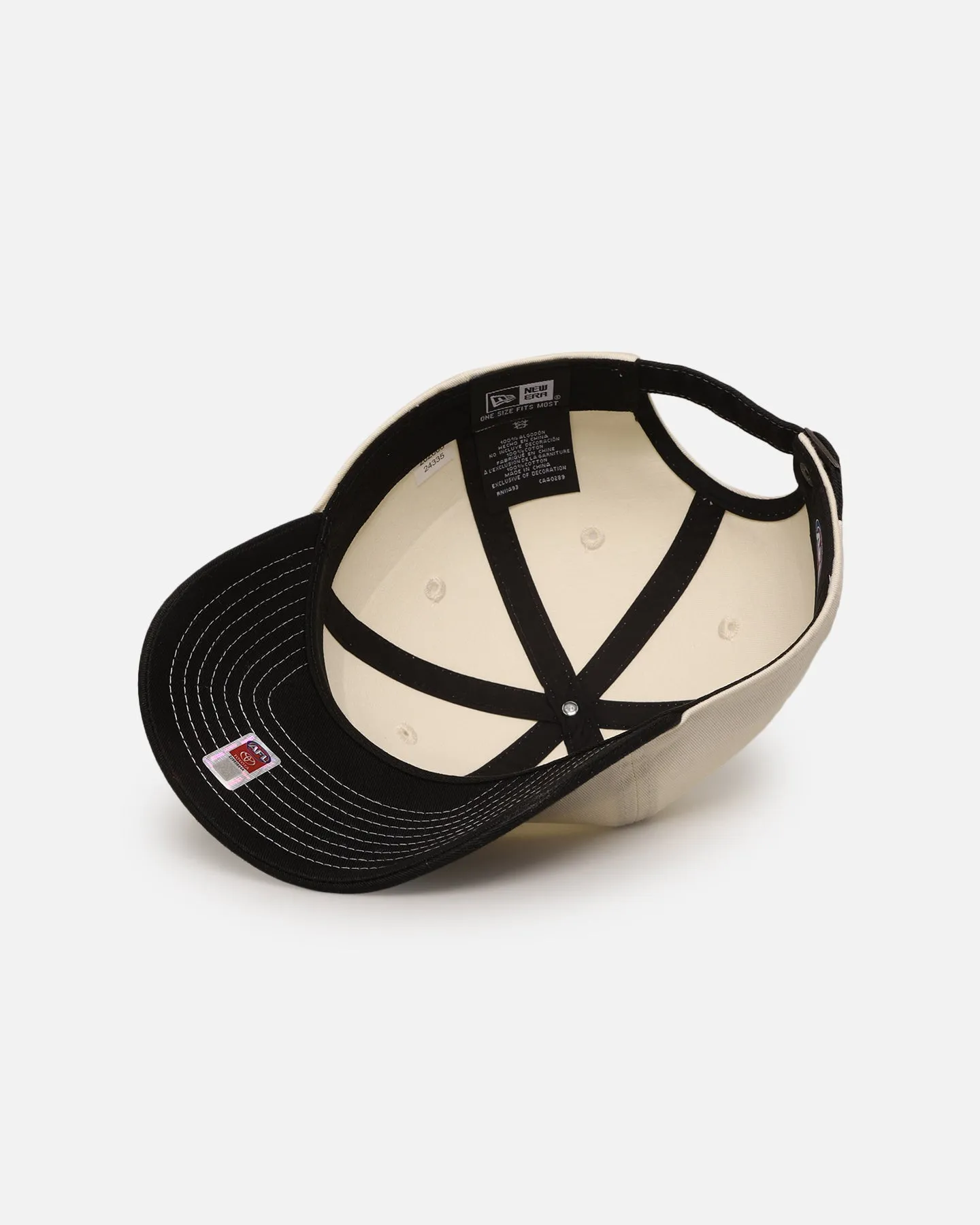 New Era Richmond Tigers 'AFL 2025 2 Tone' Casual Classic Strapback Chrome White