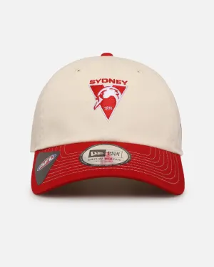 New Era Sydney Swans 'AFL 2025 2 Tone' Casual Classic Strapback Chrome White