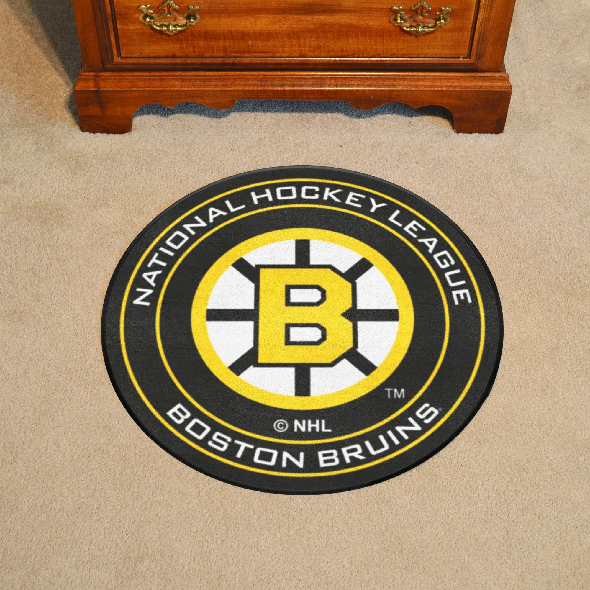 NHLV - Boston Bruins Puck Mat
