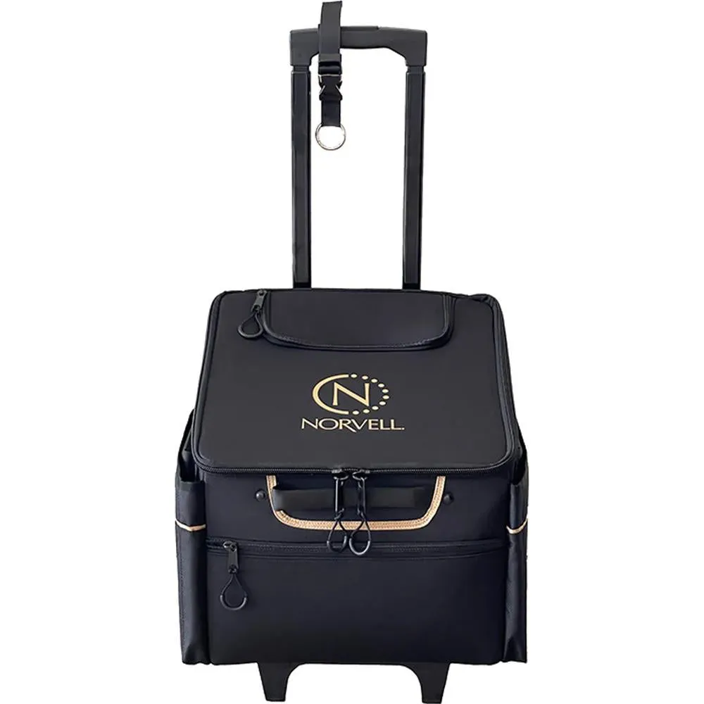 Norvell Pro Travel Bag - Empty / Black with Gold