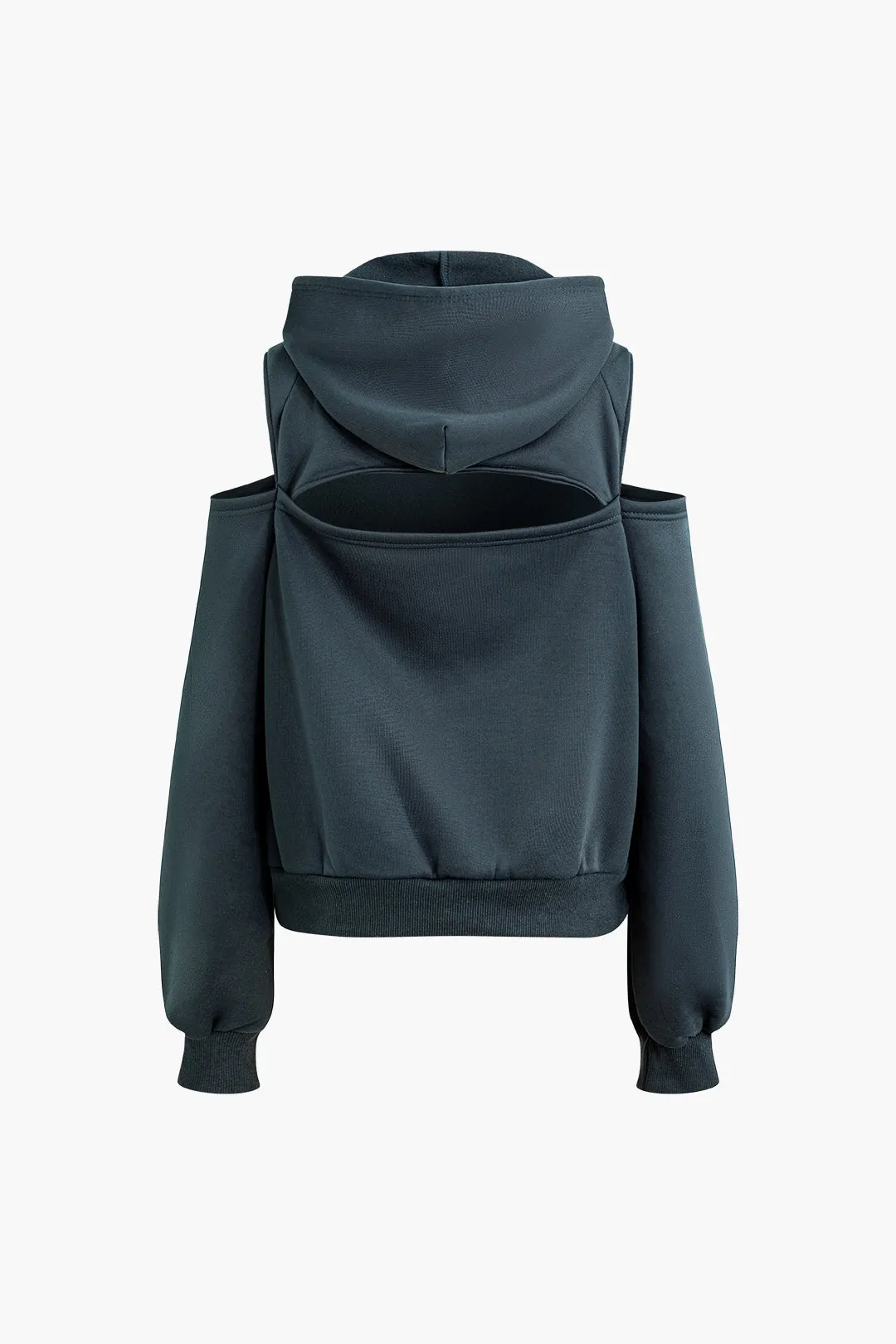 Olivia - Trendy Cut Out Design Woman's Sweatshirt and Pants Set