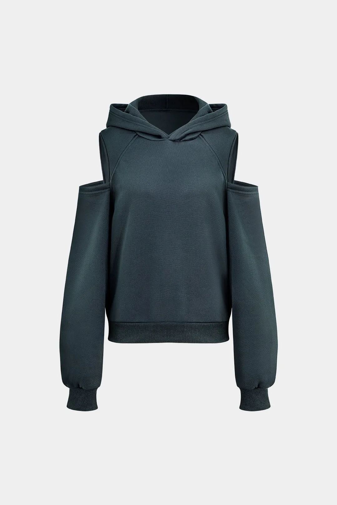 Olivia - Trendy Cut Out Design Woman's Sweatshirt and Pants Set