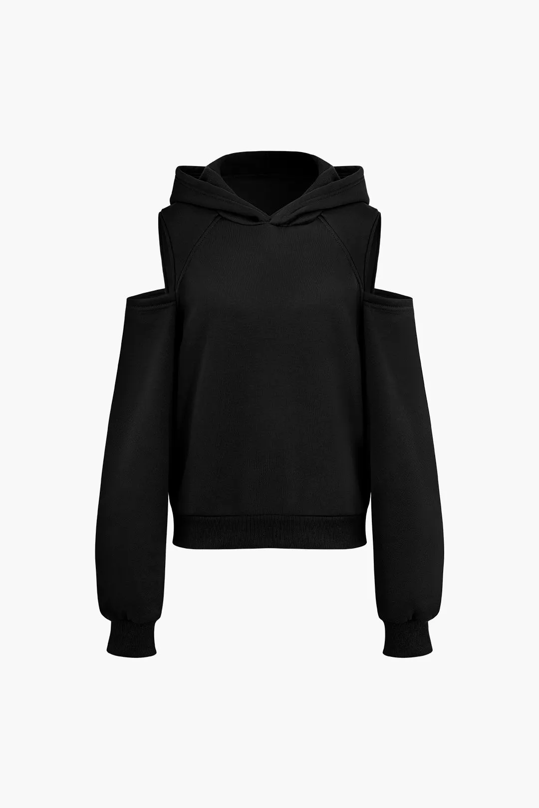 Olivia - Trendy Cut Out Design Woman's Sweatshirt and Pants Set