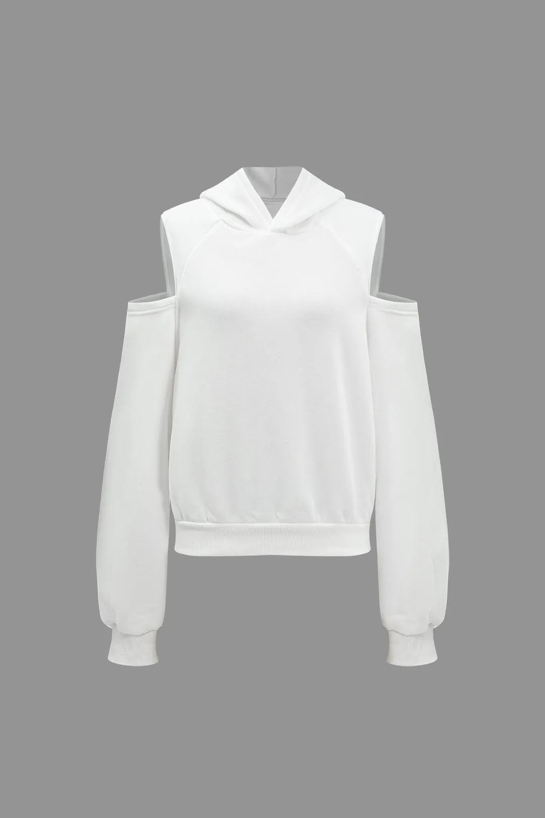 Olivia - Trendy Cut Out Design Woman's Sweatshirt and Pants Set