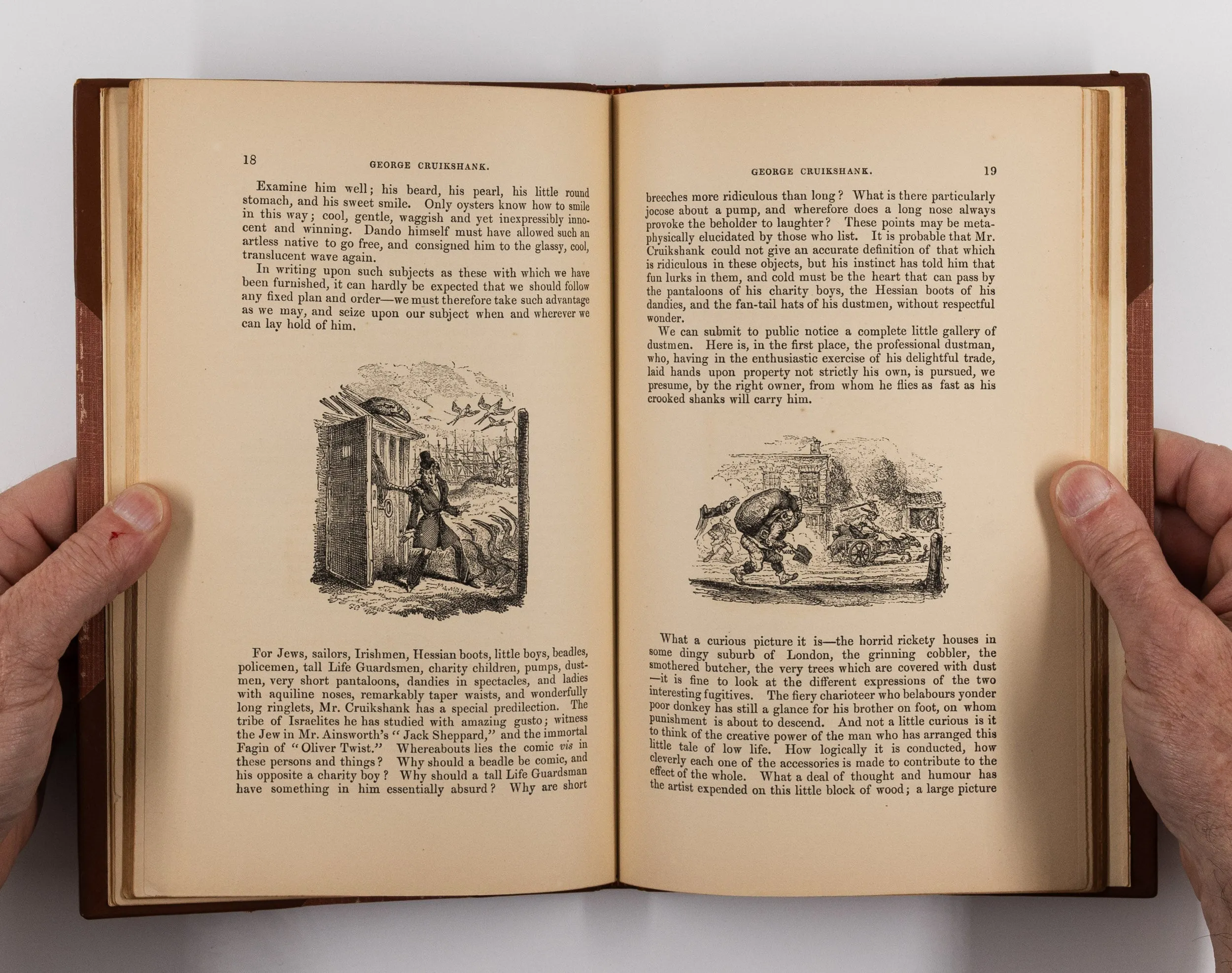 On the Genius of George Cruikshank – William Makepeace Thackery [Signed, 1st Ed.]