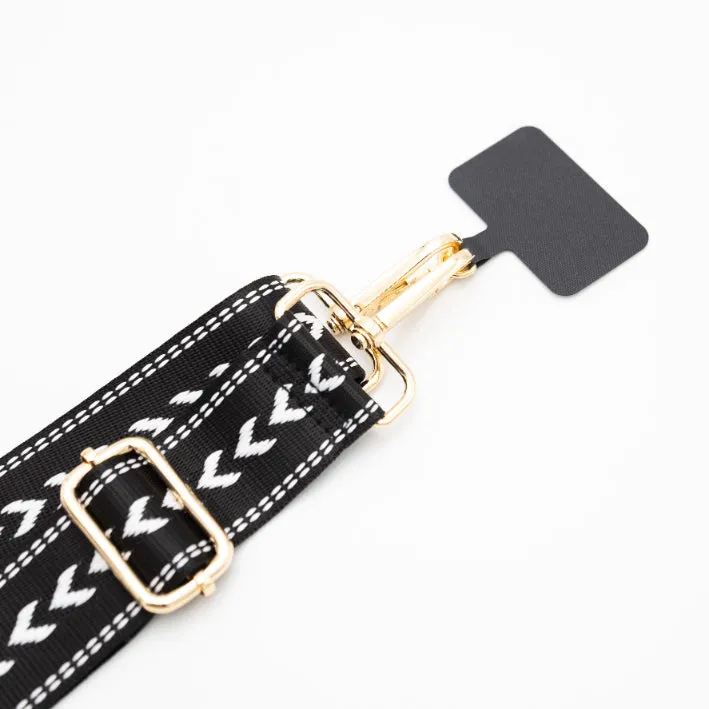 Onyx Arrow Woven Strap