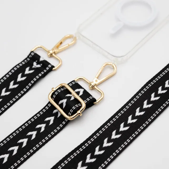 Onyx Arrow Woven Strap